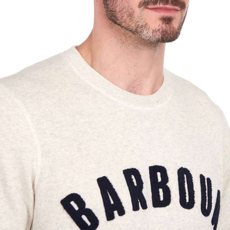 barbour-prep-logo-sweatshirt-ecru-model-detail