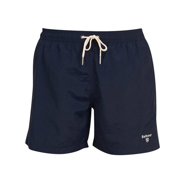 barbour-logo-swim-shorts-navy-front