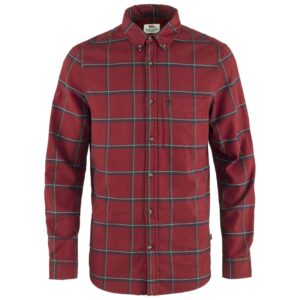 fjallraven-ovik-comfort-flannel-shirt-red-front