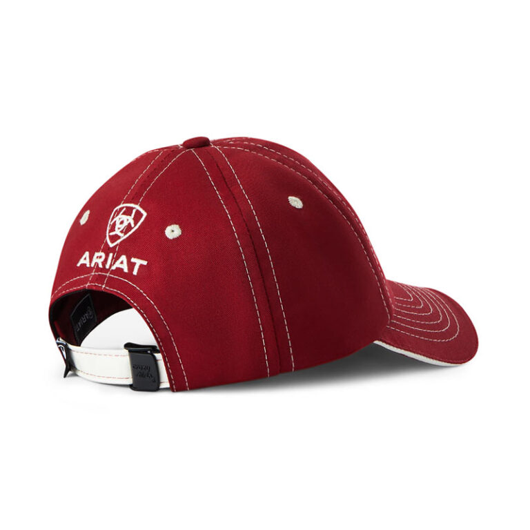 ariat-team-cap-red-rear