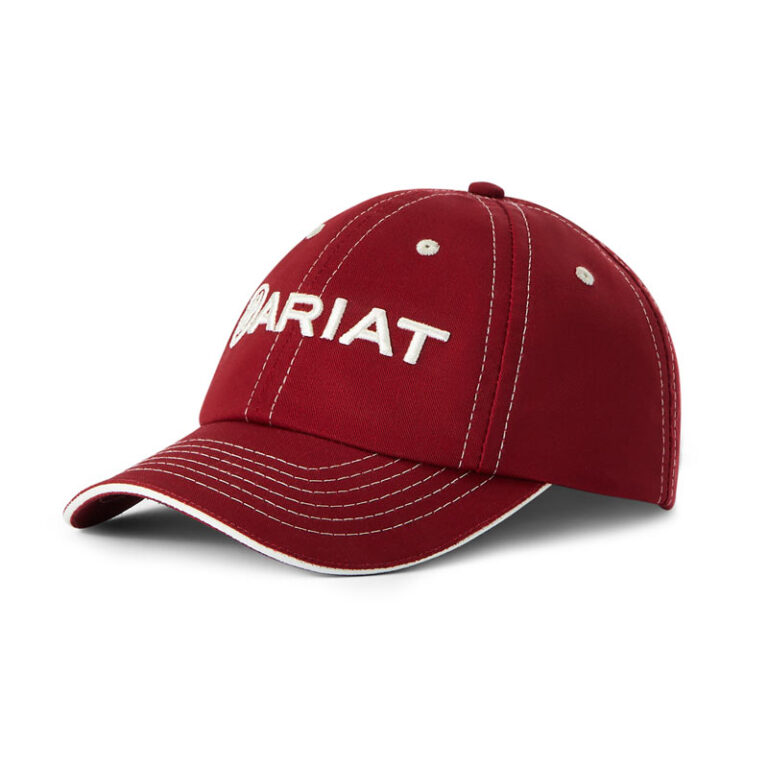 ariat-team-cap-red-front