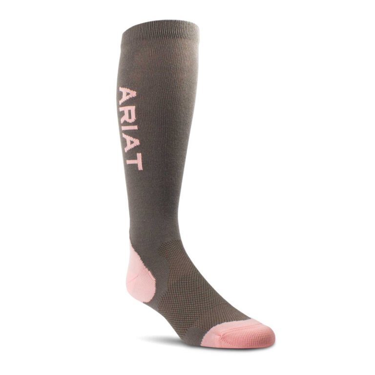 ariat-performance-sock-iron-front