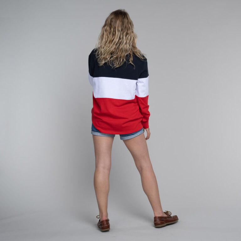 schoffel-exeter-heritage-sweatshirt-red-model-f-rear