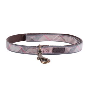barbour-tartan-reflective-dog-lead-taupe-front