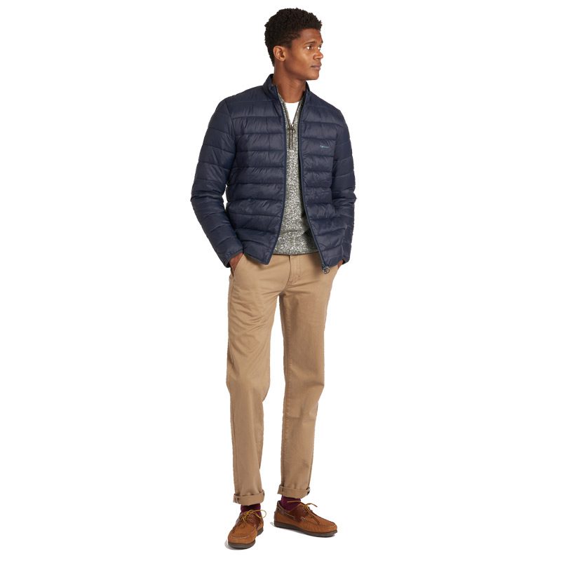 Barbour Penton Quilted Jacket Navy | Buy Online | Beachcomber Wells ...